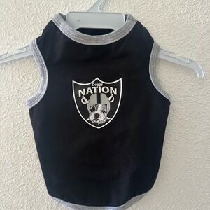 Black and Gray Dog Tank Top